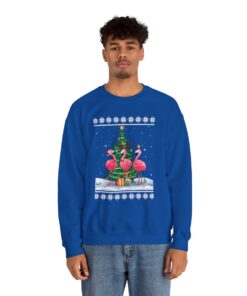Merry Christmas Flamingo Ugly Xmas Sweatshirt