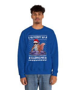 DJ Squirrel Ugly Xmas Sweatshirt