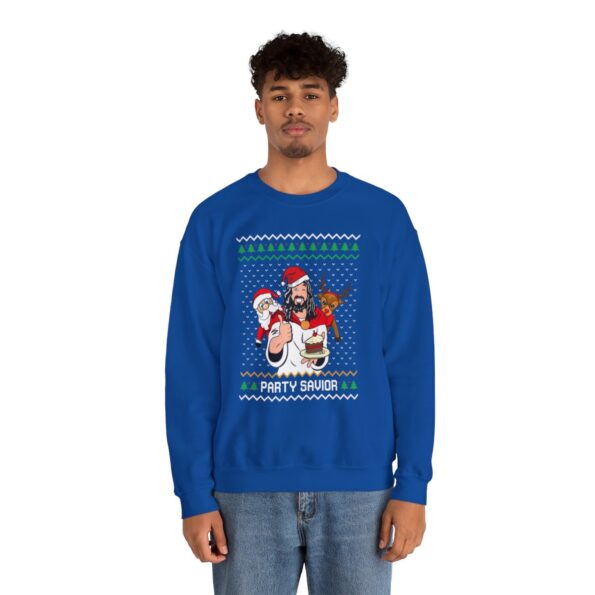 Party Savior Ugly Xmas Sweatshirt