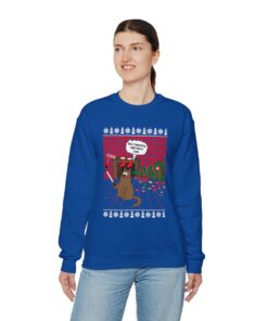 Funny Cat Ugly Christmas Sweater