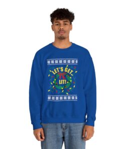 Lets Get Lit Ugly Xmas Sweatshirt