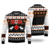 Canada Maple Leaves Ugly Christmas Sweater Black