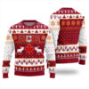 Canada Maple Leaves Ugly Sweater Cardinal Red