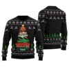 Crocing Around The Christmas Tree Ugly Sweater Black