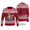 DJ Squirrel Ugly Sweater Cardinal Red