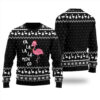 Fa La La Mingo Christmas Sweater Black