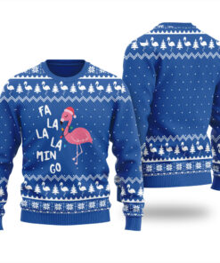 Fa La La Mingo Ugly Christmas Sweater Royal