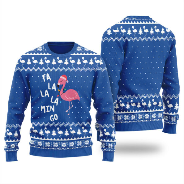 Fa La La Mingo Ugly Christmas Sweater Royal