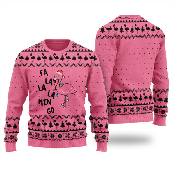 Fa La La Mingo Ugly Sweater Pink