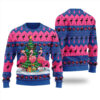 Flamingo Christmas Sweater Royal