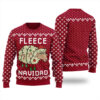 Fleece Navidad Ugly Christmas Sweater Cardinal Red
