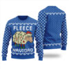 Fleece Navidad Ugly Christmas Sweater Royal