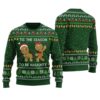Funny Christmas Cookies Funny Ugly Christmas Sweater Forest Green