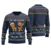 Funny Christmas Cookies Funny Ugly Christmas Sweater Navy
