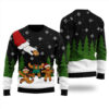 Gingerbread Oh Snap Christmas Sweater Black