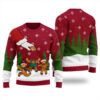 Gingerbread Oh Snap Ugly Sweater Cardinal Red