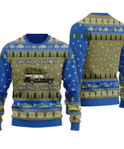 Griswold Family Christmas Vacation Christmas Sweater Royal