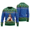 Happy Birthday Jesus Ugly Christmas Sweater Royal