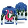 Hawaiian Santa Ugly Christmas Sweater Royal