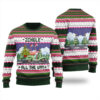 Jingle All The Way Ugly Christmas Sweater Forest Green