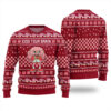 Kiss Your Brain Ugly Sweater Cardinal Red