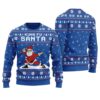 Kungfu Panda Santa Christmas Sweater Royal