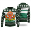 Naughty Cookies Ugly Sweater Forest Green