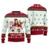 Party Savior Jesus Ugly Sweater Cardinal Red