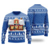 Santa Club Party Christmas Sweater Royal