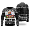 Santas Twerkshop Christmas Sweater Black