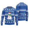The Vegans Ate Snowman Nose Ugly Christmas Sweater Royal 3 The Vegans Ate Snowman Nose Ugly Christmas Sweater Royal