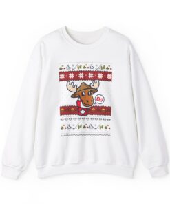 Canada Moose Funny Xmas Sweatshirt